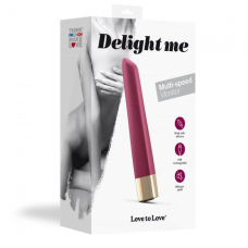 Міні вібратор – Love To Love Delight Me Prune – м'який кінчик, 3 рівні вібрацій + 13 ритмів
