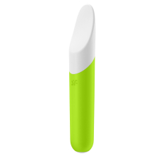 Міні вібратор з гнучким язичком – Satisfyer Ultra Power Bullet 7 Green – 5 режимів, 7 ритмів