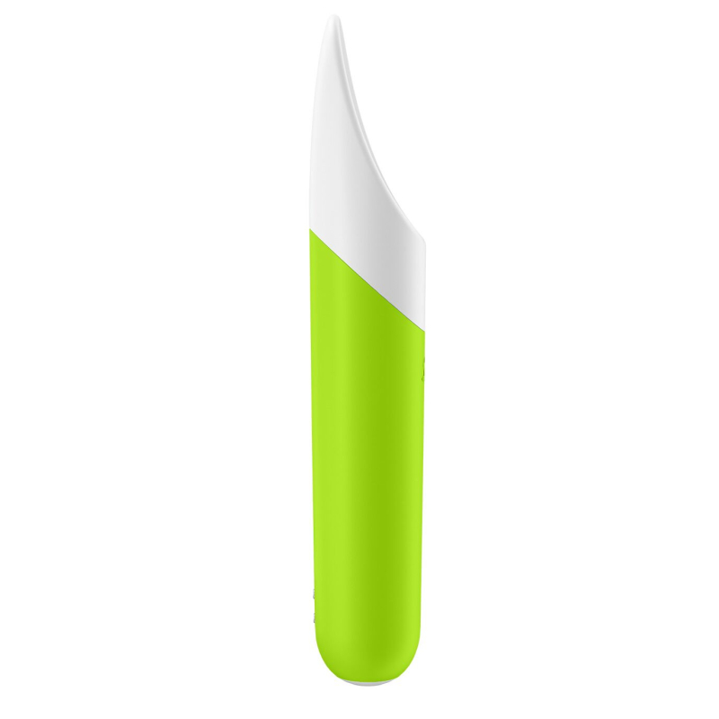 Міні вібратор з гнучким язичком – Satisfyer Ultra Power Bullet 7 Green – 5 режимів, 7 ритмів