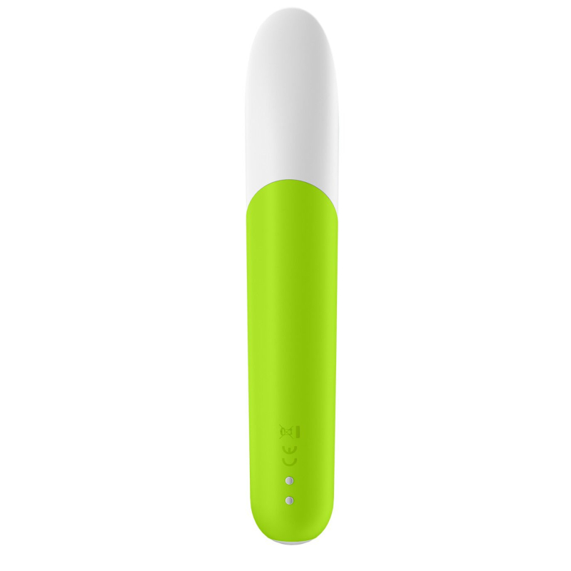 Міні вібратор з гнучким язичком – Satisfyer Ultra Power Bullet 7 Green – 5 режимів, 7 ритмів