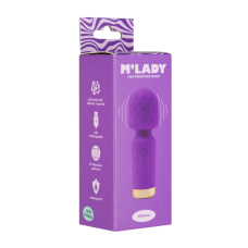 Мини вибромассажер-микрофон - M’Lady Mini Vibrating Wand, фиолетового цвета