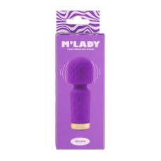 Мини вибромассажер-микрофон - M’Lady Mini Vibrating Wand, фиолетового цвета