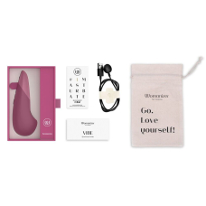 Мінівібратор – Womanizer Vibe Dusky Pink, 3 авторежими + 10 рівнів інтенсивності
