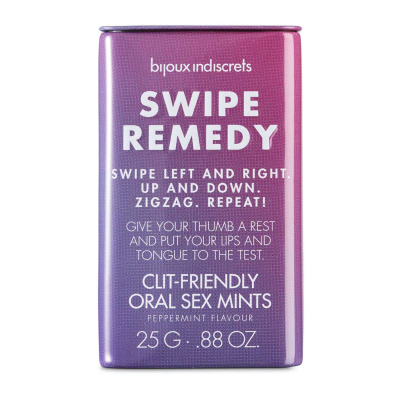 М’ятні цукерки Bijoux Indiscrets Swipe Remedy – clitherapy oral sex mints без цукру