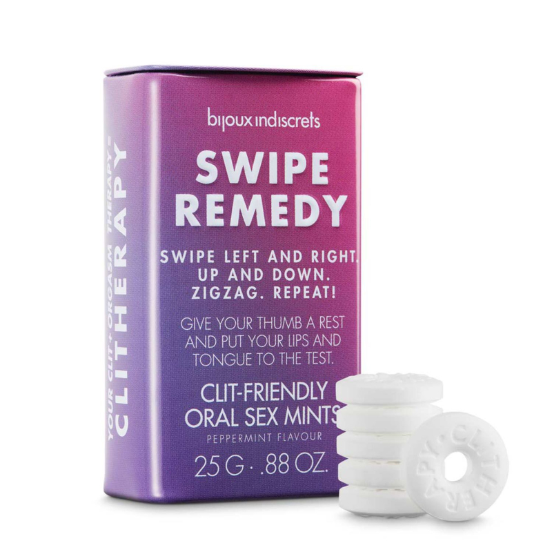 Мятные конфетки Bijoux Indiscrets Swipe Remedy – clitherapy oral sex mints без сахара