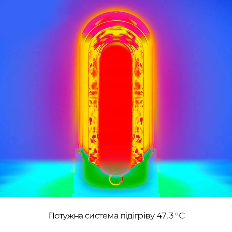Мастурбатор із нагрівачем – Tenga Flip Zero Red + Flip Warmer