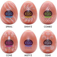 Набір яєць мастурбаторів 6 шт – Tenga Egg Hard Boilded II Pack