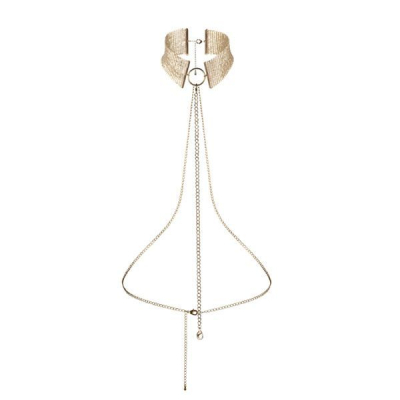 Ожерелье–воротник Bijoux Indiscrets Desir Metallique Collar – Золотистый