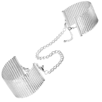 Наручники Bijoux Indiscrets Desir Metallique Handcuffs – Сріблястий, металеві, стильні браслети
