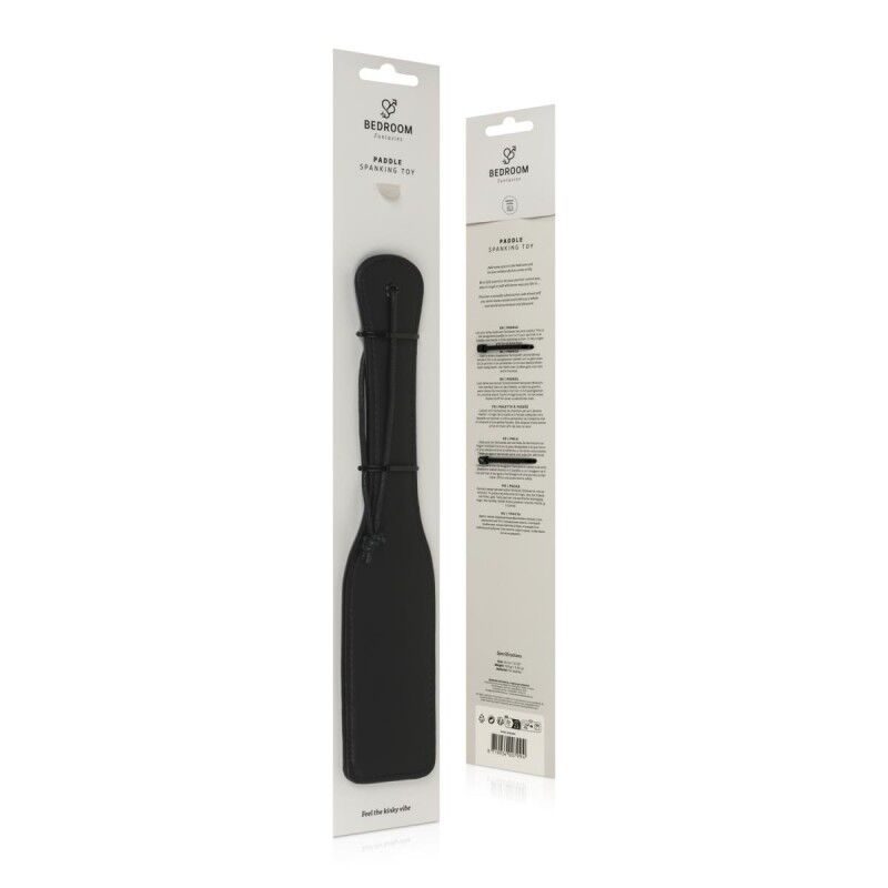 Падл Bedroom Fantasies: Faux Leather Paddle, чорний