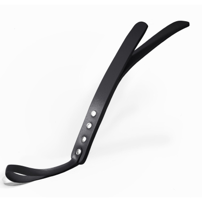 Падл двошаровий Feral Feelings Leather Mini Paddle Black, натуральна шкіра, black