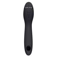 Подвійний вібратор (вакуумний стимулятор + вібратор) – Womanizer OG Dark Grey – 2в1