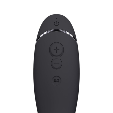 Подвійний вібратор (вакуумний стимулятор + вібратор) – Womanizer OG Dark Grey – 2в1