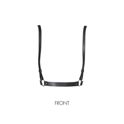 Портупея Bijoux Indiscrets MAZE – X Harness Чёрный цвет, экокожа