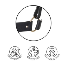 Портупея Bijoux Indiscrets MAZE – X Harness Чорний колір, екошкіра