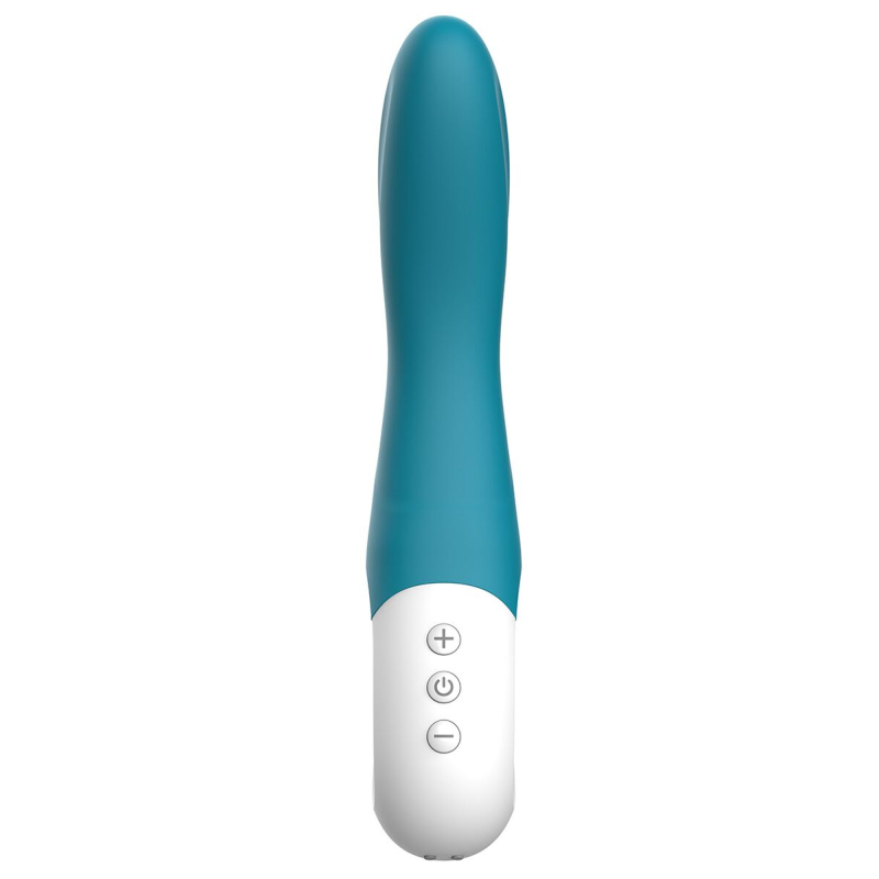 Мощный вибратор для точки G – Liebe Bend It Rechargeable Ocean Blue, 10 вибро-режимов, гибкий ствол
