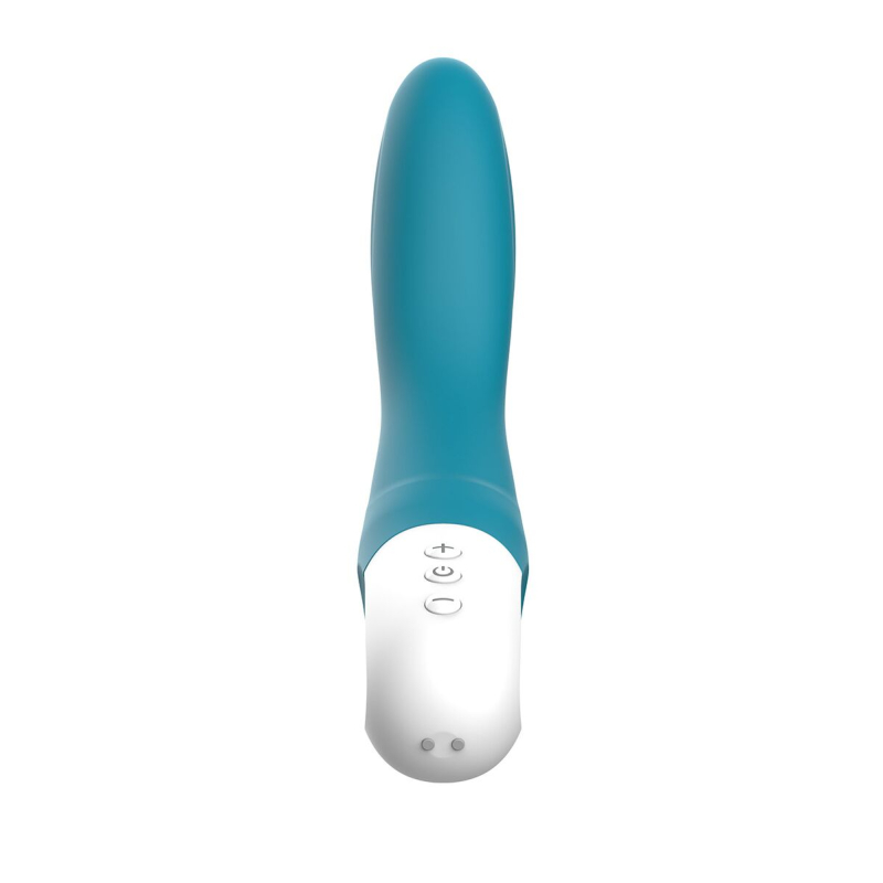 Мощный вибратор для точки G – Liebe Bend It Rechargeable Ocean Blue, 10 вибро-режимов, гибкий ствол