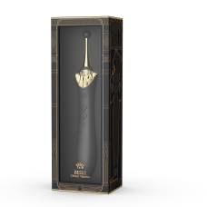 Премиальный вибратор – Zalo Bess 2 Obsidian Black – 4 сменные насадки, нагрев до 42°, технология DirectPower