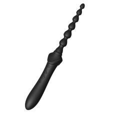 Премиальный вибратор – Zalo Bess 2 Obsidian Black – 4 сменные насадки, нагрев до 42°, технология DirectPower