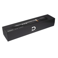 Преміальний Вібромасажер – DOXY Die Cast Matte Black, покриття з 24-каратного золота, живлення 220 В