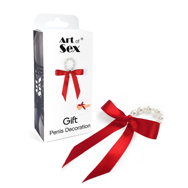 Прикраса на пеніс із перлинами "Подарунок" Art of Sex – Gift