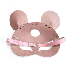 Шкіряна маска мишки Art of Sex – Mouse Mask, колір Рожевий