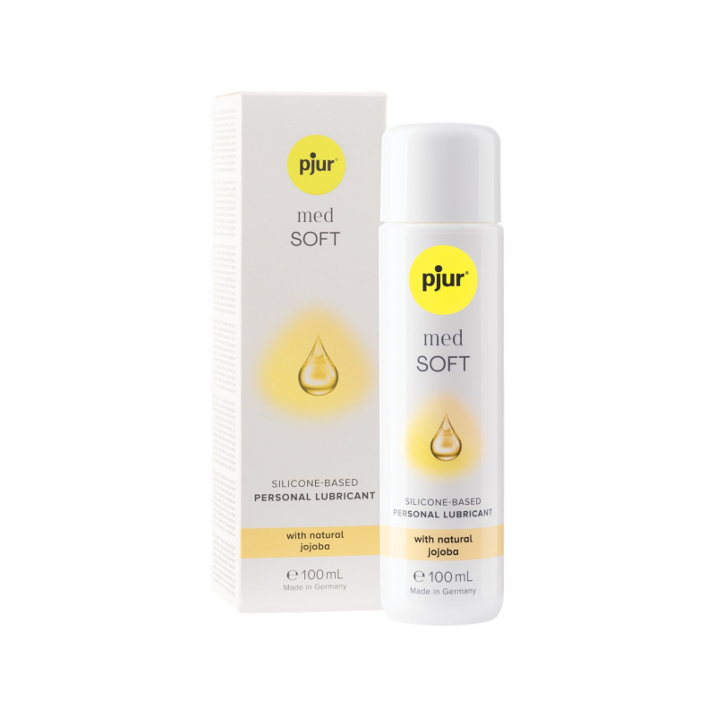 Силіконова змазка Pjur MED Soft glide 100 мл з олією жожоба для дуже сухої та чутливої шкіри