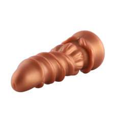 Силіконовий дилдо Hismith Spiral Grain, Monster Series, довжина 21.5 см