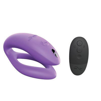 Смарт-вибратор для пар – We-Vibe Sync O Light Purple – управление на расстоянии с телефона + пульт