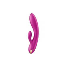 Смарт вібратор кролик із подвійним відростком Satisfyer Double Flex Violet