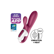 Смарт вібратор-кролик з підігрівом – Satisfyer Hot Bunny – 12 режимів вібрації, 2 мотори, нагрів до 40°C