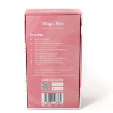 Смарт-вібратор у трусики Magic Motion Nyx Red – дистанційне керування на відстані з телефона, застосунок Whats Sense