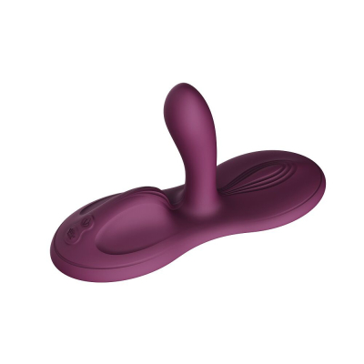 Смарт-вібратор – Zalo Flora Smart Pad Velvet Purple – підігрів до 42 °C, 9 моторів