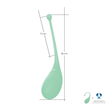 Смарт-віброяйце – Adrien Lastic Palpitation Mint – дистанційне керування з телефона через застосунок