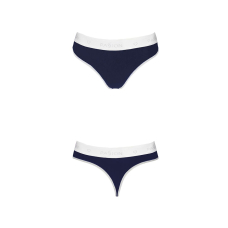 Спортивні трусики–стрінги Passion PS007 PANTIES XL, темно–синій
