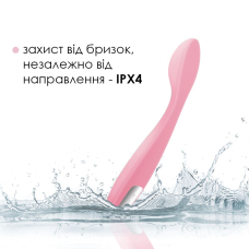 Стимулятор клітора та точки G – Svakom Keri Pale Pink – ідеальний кут нахилу для впливу на точку G