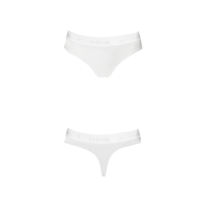 Трусики–бразиліана з бавовни Passion PS005 PANTIES M, білий