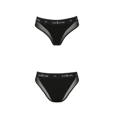 Трусики з прозорою вставкою Passion PS002 PANTIES L, чорний колір