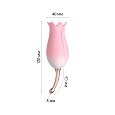 Ультразвуковий вібратор для клітора – Otouch Bloom Ultrasonic Clitoris – 2 додаткові насадки
