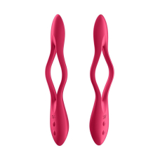 Универсальный гибкий вибратор – Satisfyer Elastic Joy Red – ДЛЯ ПАР, 10 режимов вибрации, 2 мотора