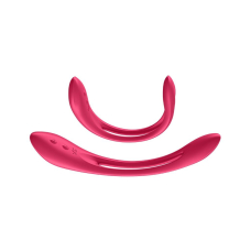 Универсальный гибкий вибратор – Satisfyer Elastic Joy Red – ДЛЯ ПАР, 10 режимов вибрации, 2 мотора
