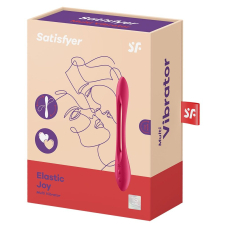 Универсальный гибкий вибратор – Satisfyer Elastic Joy Red – ДЛЯ ПАР, 10 режимов вибрации, 2 мотора