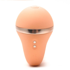 Вагінально-кліторальний вібратор – KISTOY Tina Mini Orange – 10 режимів вібрації та 3 режима вакууму