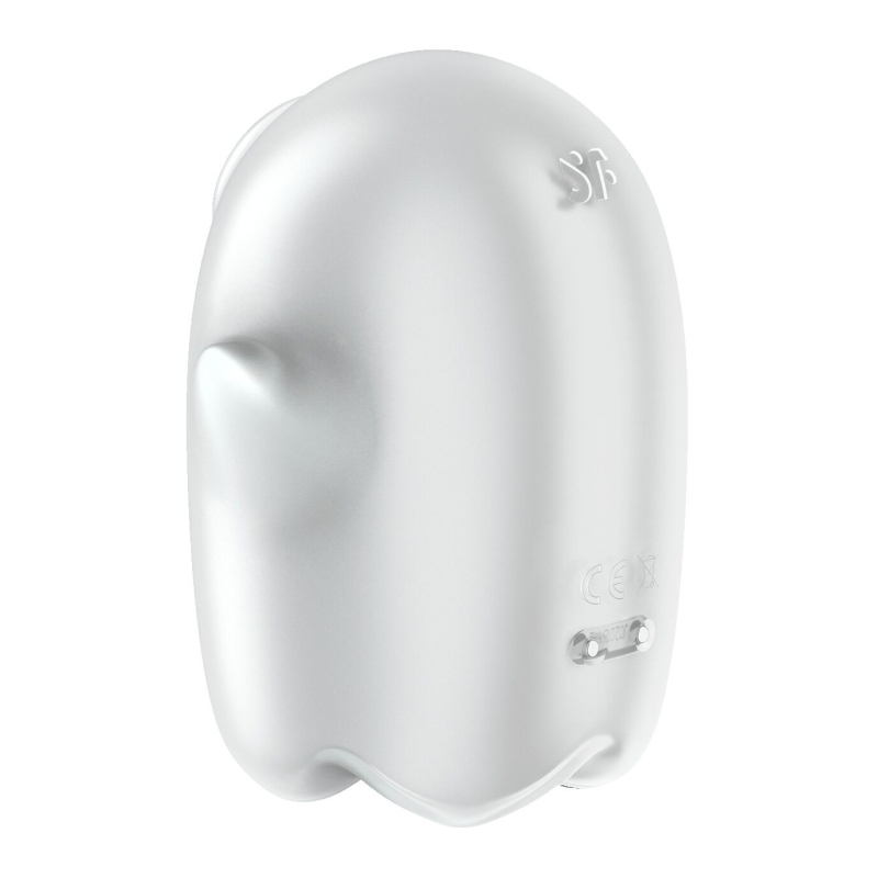 Вакуумний кліторальний стимулятор – Satisfyer Glowing Ghost White – світиться в темряві