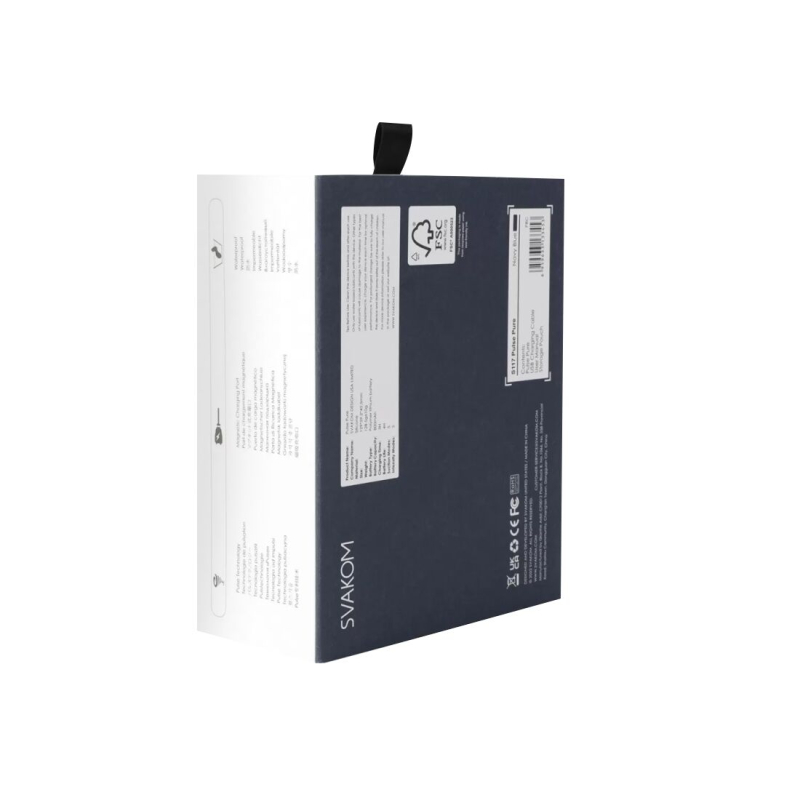Вакуумний кліторальний стимулятор – Svakom Pulse Pure Navy Blue – 5 вакуумів × 5 рівнів інтенсивності