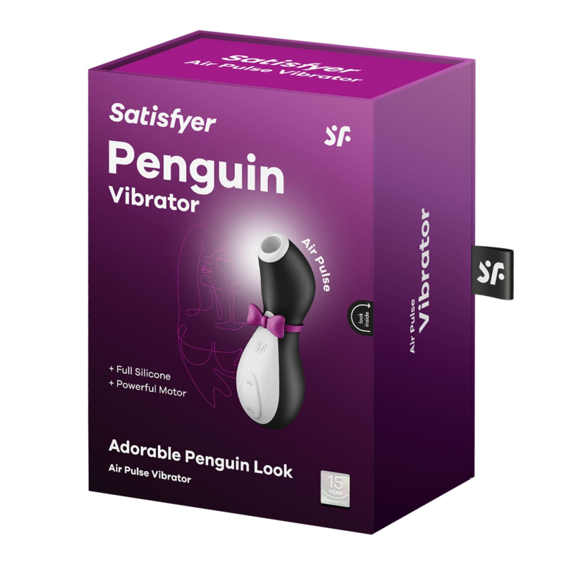 Вакуумний кліторальний вібратор "Пінгвічник" – Satisfyer Penguin – 11 режимів, водозахист