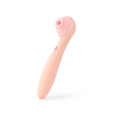 Вакуумний стимулятор з вібратором – KISSTOY Polly Max Pink – 3 режими всмоктування та 10 вібрацій