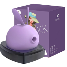 Вакуумний стимулятор з вібрацією – KISTOY Miss KK Purple в 3 налаштуваннях, магнітна зарядка