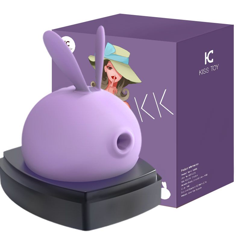 Вакуумний стимулятор з вібрацією – KISTOY Miss KK Purple в 3 налаштуваннях, магнітна зарядка