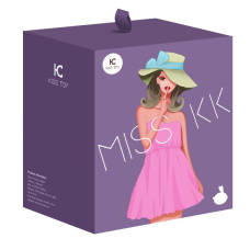 Вакуумний стимулятор з вібрацією – KISTOY Miss KK Purple в 3 налаштуваннях, магнітна зарядка
